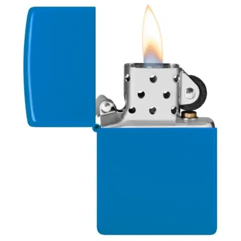 فندک زیپو Zippo 48628 Regular Sky Blue Matte — تصویر ۵
