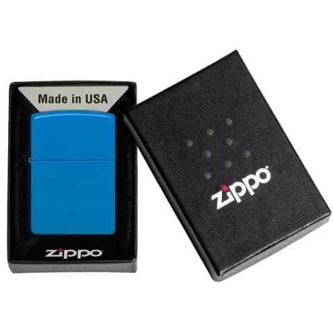فندک زیپو Zippo 48628 Regular Sky Blue Matte — تصویر ۹