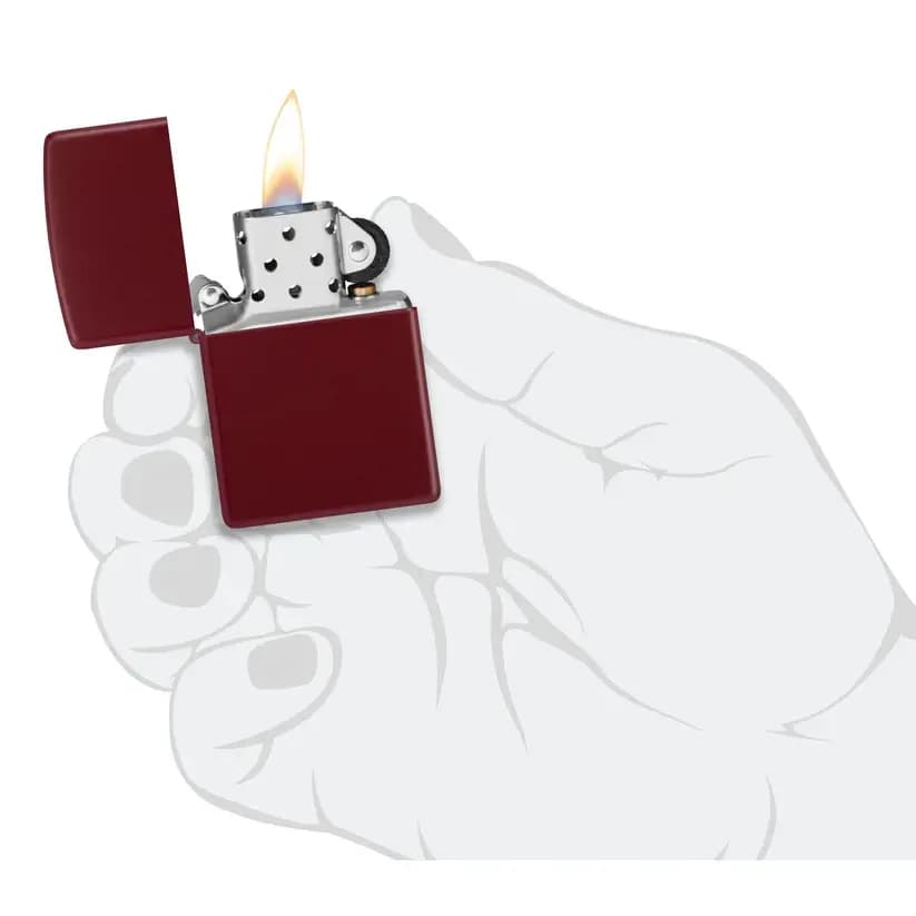 فندک زیپو Zippo 46021 Classic Merlot — تصویر ۸