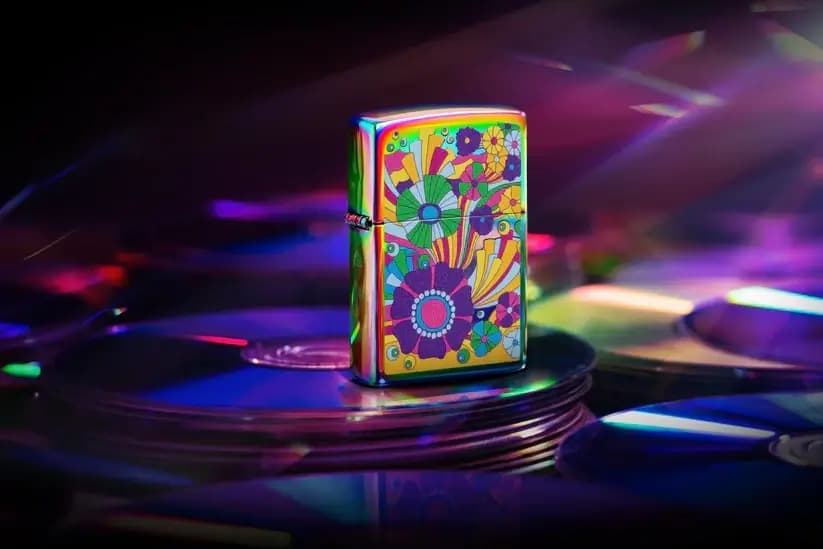 فندک زیپو Zippo 48997 Vintage Flowers Design — تصویر ۱۱