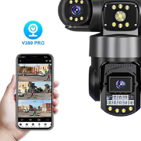 دوربین سیمکارت خور چرخشی سه لنز قابل تنظیم ۱۲ مگاپیکسل مدل S388-V — تصویر ۵