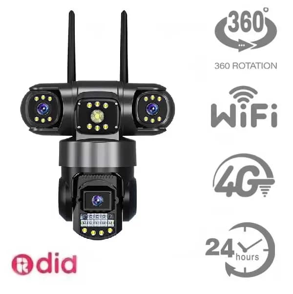 دوربین سیمکارت خور چرخشی سه لنز قابل تنظیم ۱۲ مگاپیکسل مدل S388-V — تصویر ۸