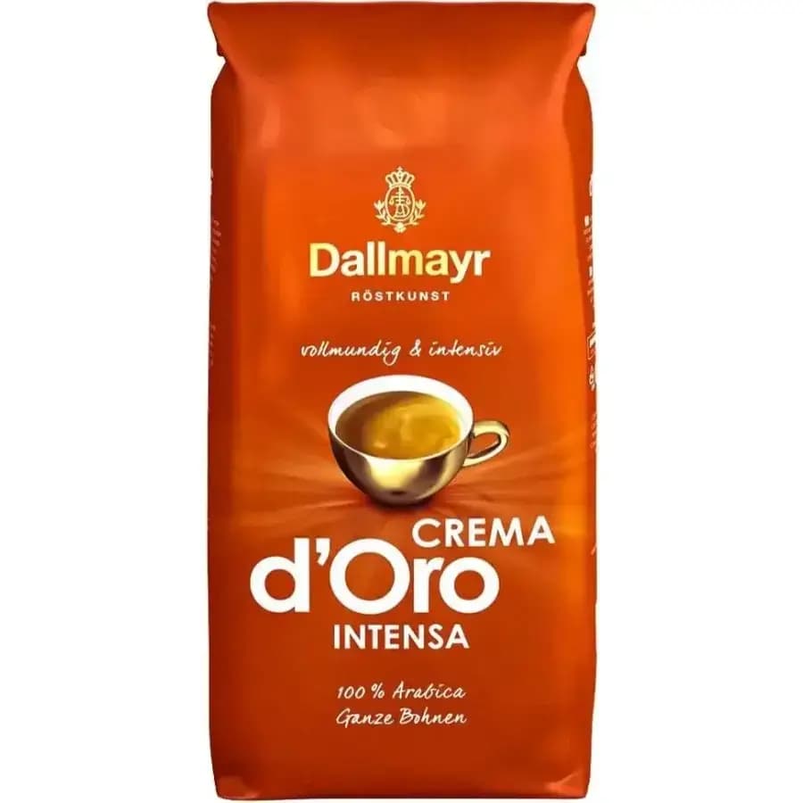 دانه قهوه دالمایر کرما دورو اینتنسا با کرمای متراکم 1 کیلوگرم Dallmayr Crema d’Oro Intensa — تصویر ۳