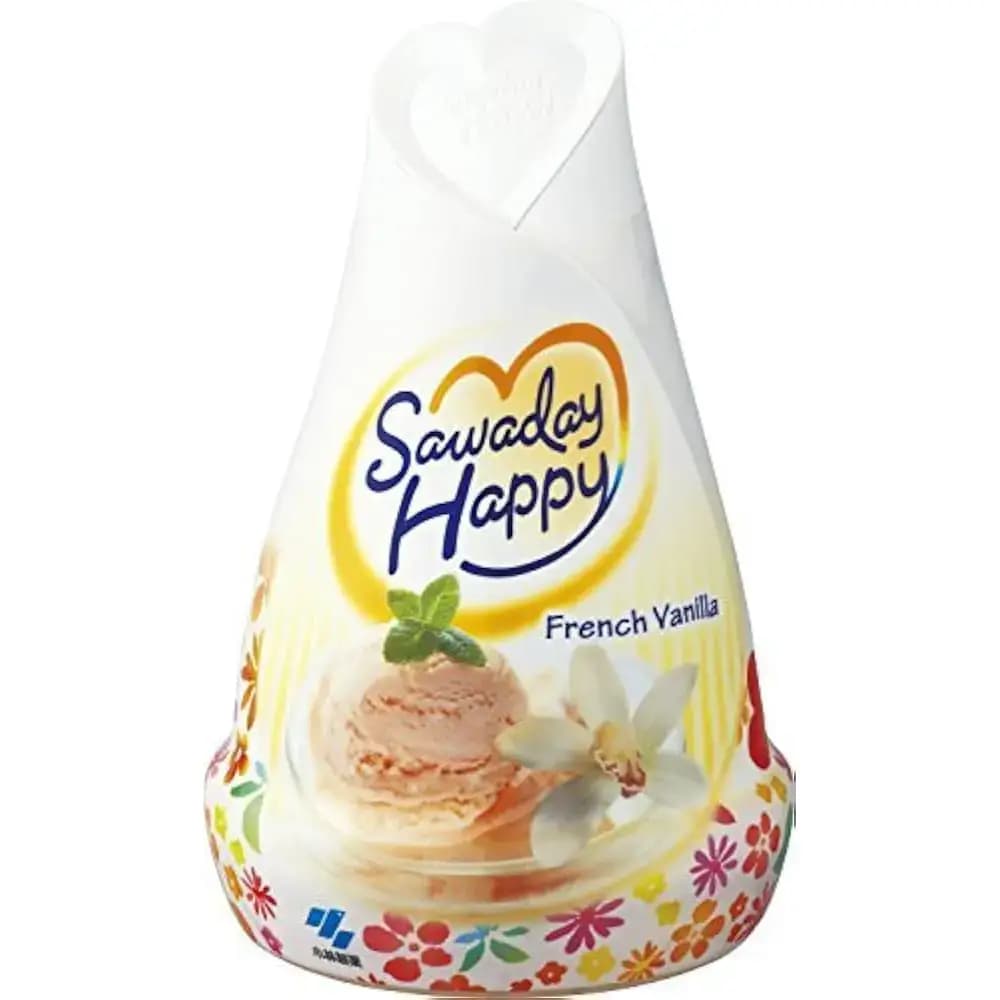 ژل خوشبو کننده و بوگیر ساوادی ژاپن رایحه وانیل فرانسوی ۱۲۰ گرم Sawaday Happy French Vanilla