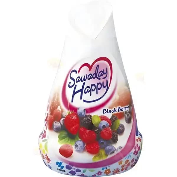 ژل خوشبو کننده و بوگیر ساوادی ژاپن رایحه توت ها ۱۲۰ گرم Sawaday Happy BLACK BERRY