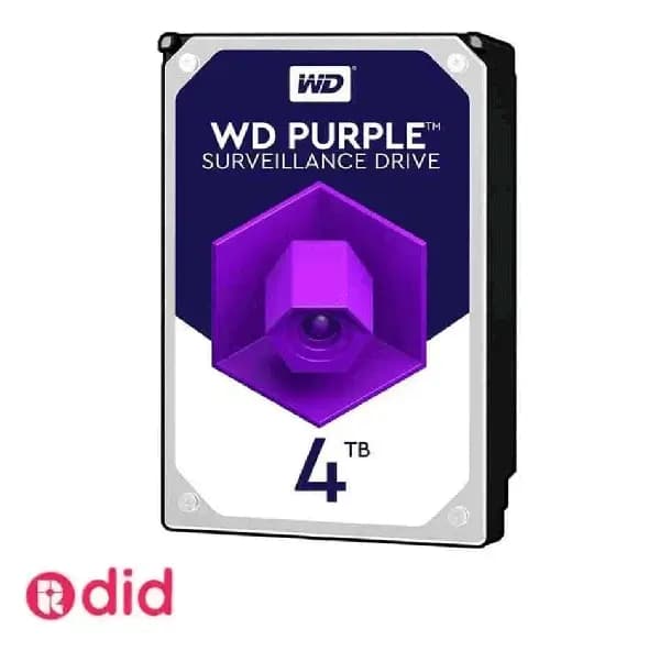 هارد 4 ترابایت وسترن بنفش 4TB H.D.D گارانتی اصلی