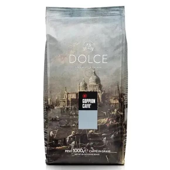 دانه قهوه گوپیون دولچه اسپرسو کلاسیک 90% عربیکا 1 کیلوگرم Goppion Caffe Dolce — تصویر ۲