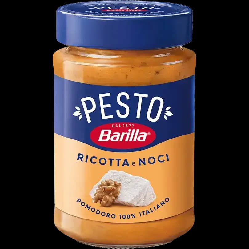 سس پستو باریلا ریکوتا و گردو بدون گلوتن ۱۹۰ گرم Barilla Pesto Ricotta e Noci