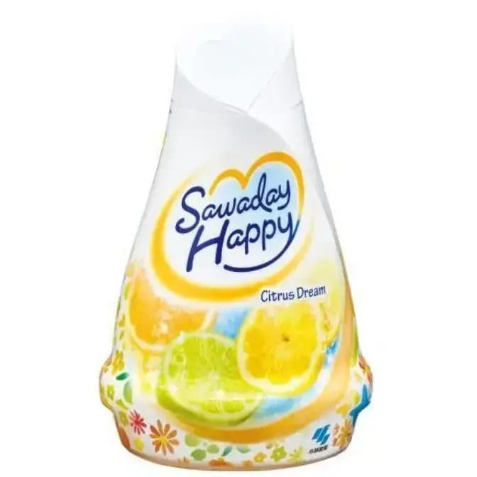 ژل خوشبو کننده و بوگیر ساوادی ژاپن مدل رویای مرکبات ۱۲۰ گرم Sawaday Happy Citrus Dream