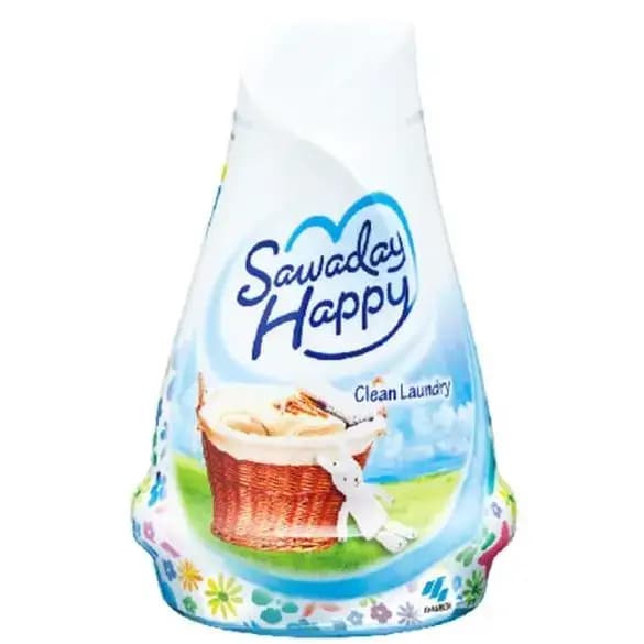 ژل خوشبو کننده و بوگیر ساوادی رایحه لباس تمیز ۱۲۰ گرم Sawaday Happy Clean Laundry