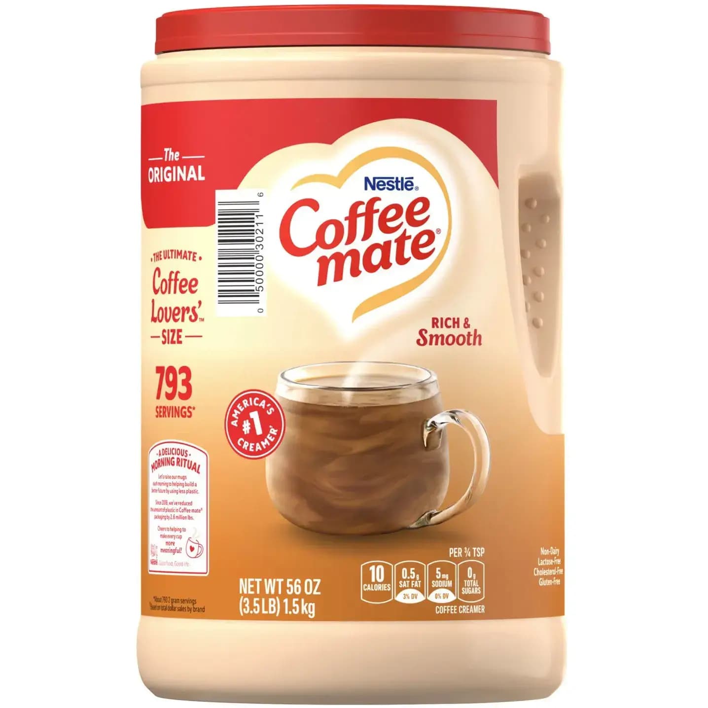 پودر کافی میت اورجینال نستله آمریکایی 1.5 کیلویی Nestle Coffee-mate Original — تصویر ۲