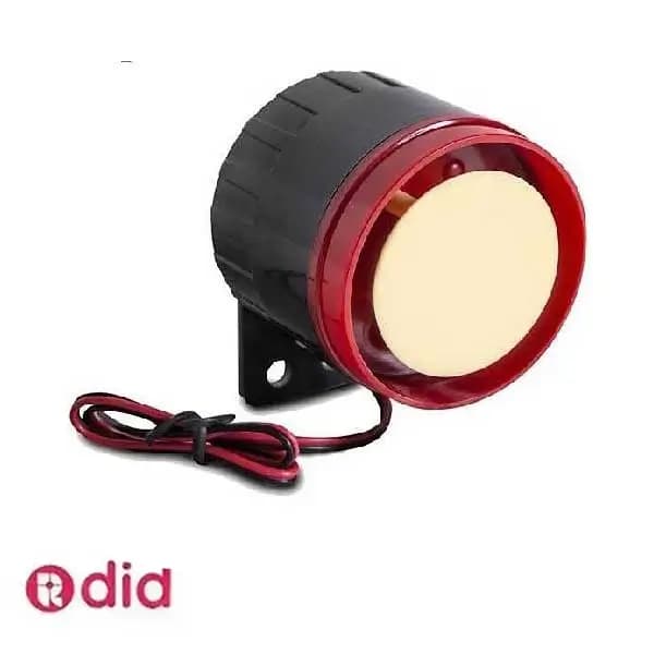 آژیر پیزو دزدگیر کوچک 12V Mini Piezo Siren — تصویر ۲