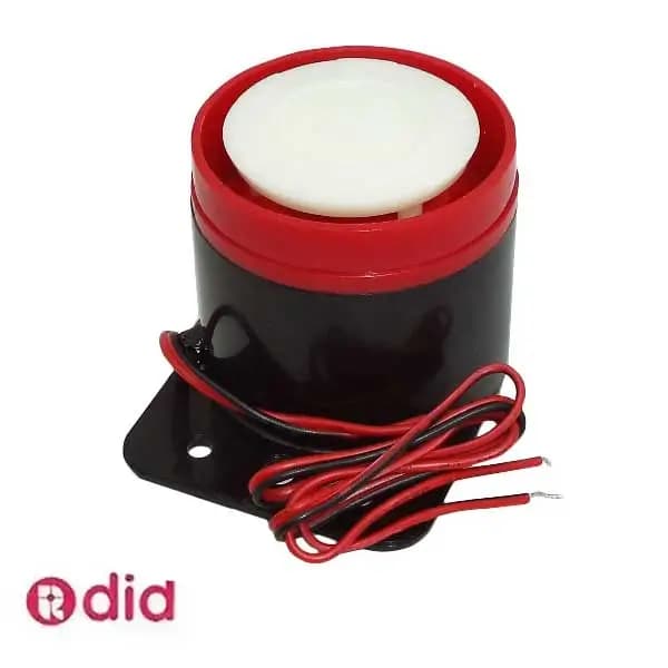 آژیر پیزو دزدگیر کوچک 12V Mini Piezo Siren — تصویر ۳