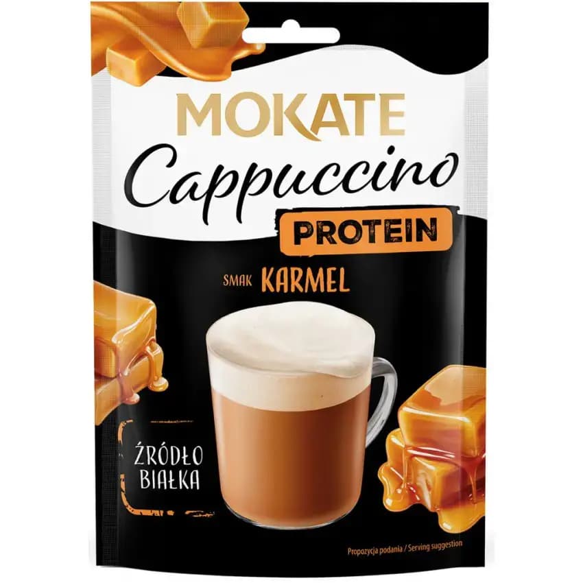کاپوچینو پروتئین موکاته طعم کارامل 40 گرم Mokate Protein Cappuccino Caramel