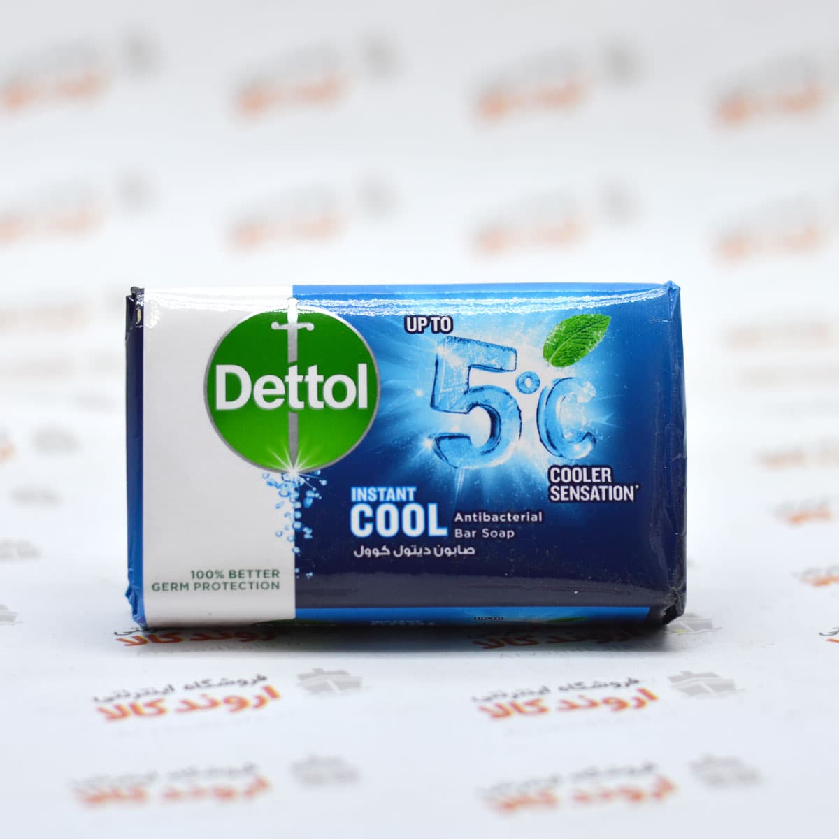صابون آنتی باکتریال وخنک کننده دتول 165 گرم Dettol Instant Cool — تصویر ۵