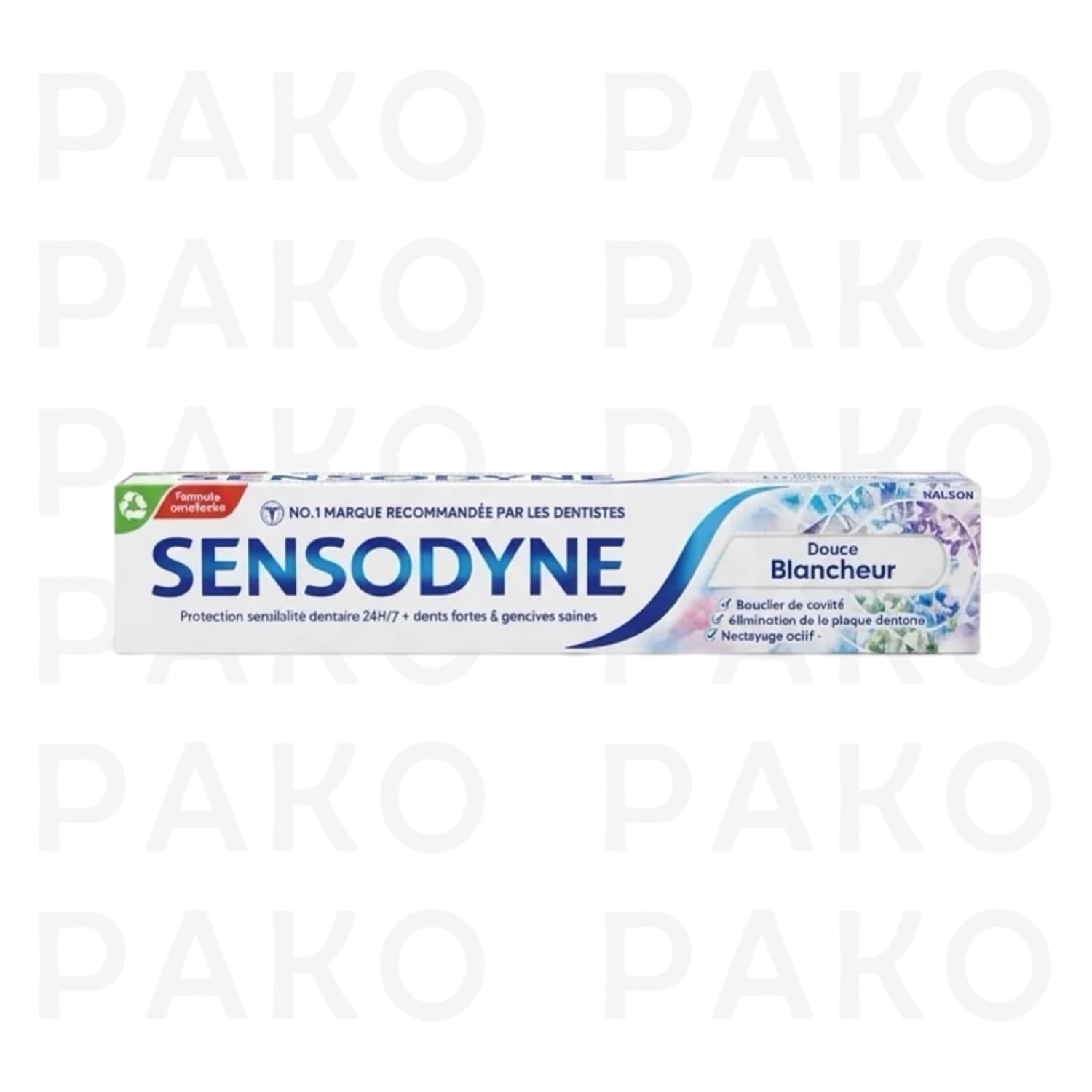 خمیر دندان سنسوداین سفید کننده ملایم 75 میل Sensodyne Douce Blancheur Whitening Toothpaste — تصویر ۵