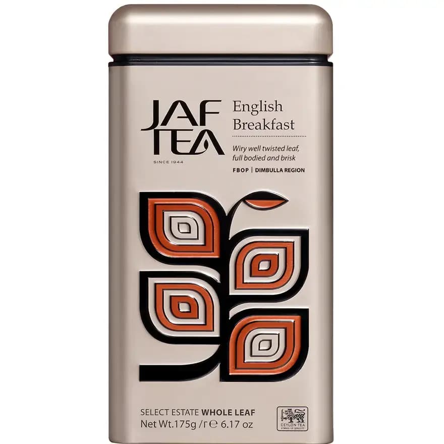چای جف تی انگلیش برکفست اصل سیلان 175گرم JAF TEA ENGLISH BREAKFAST
