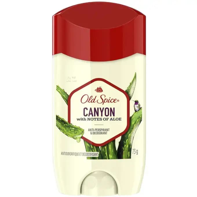 استیک ضد تعریق و دئودورانت اولد اسپایس آلوئه‌ورا ۷۳ گرم Old Spice canyon with notes of aloe — تصویر ۳