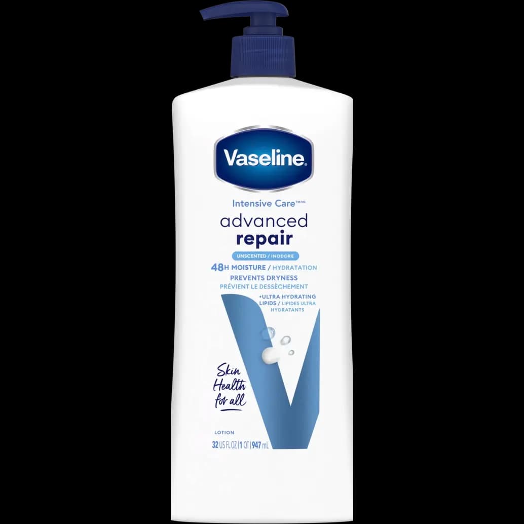 لوسیون بدن وازلین ترمیم‌کننده قوی بدون بو 947 میل Vaseline Intensive Care Advanced Repair