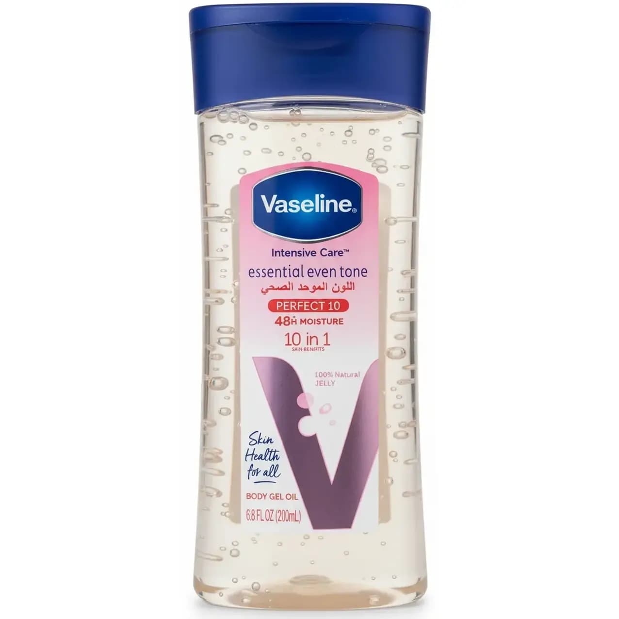 ژل روغن بدن وازلین حجم 200 میل Vaseline Intensive Care Essential Even Tone Body Gel Oil