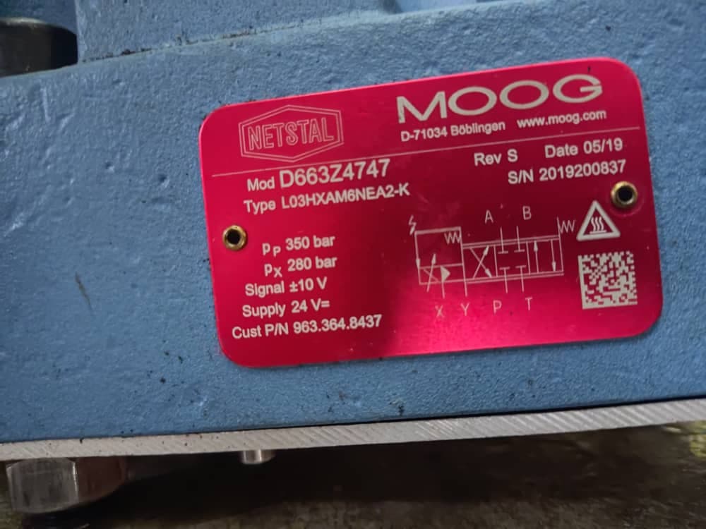 شیر سروو والو MOOG سریD663Z4711 — تصویر ۴