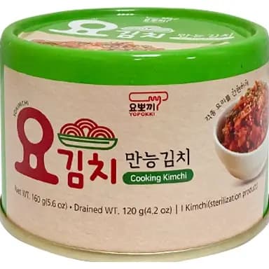 کنسرو کیمچی یوکیمچی سبز با تندی نسبتا بالا Yokimchi Sliced Kimchi Can