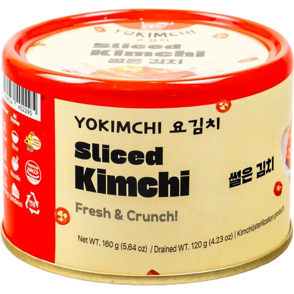کنسرو کیمچی یوکیمچی قرمز با تندی متوسط Yokimchi Sliced Kimchi Can