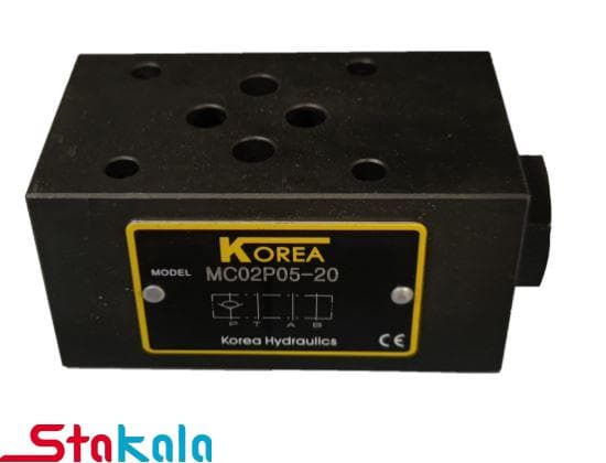 شیریک طرفه زیرشیری (مدولار) P و T کنترل Korea سری MC – سایز 1/4 NG06 — تصویر ۸