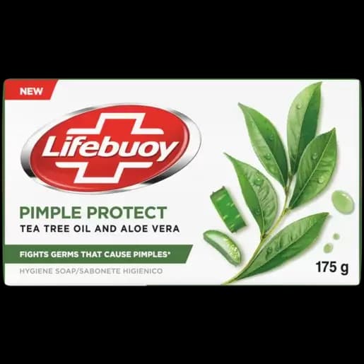 صابون لایف بوی ضد جوش حاوی آلوئه‌ورا و روغن درخت چای ۱۷۵ گرمی Lifebuoy Even Tone Tea Tree and Aloe Vera Hygiene Bar Soap