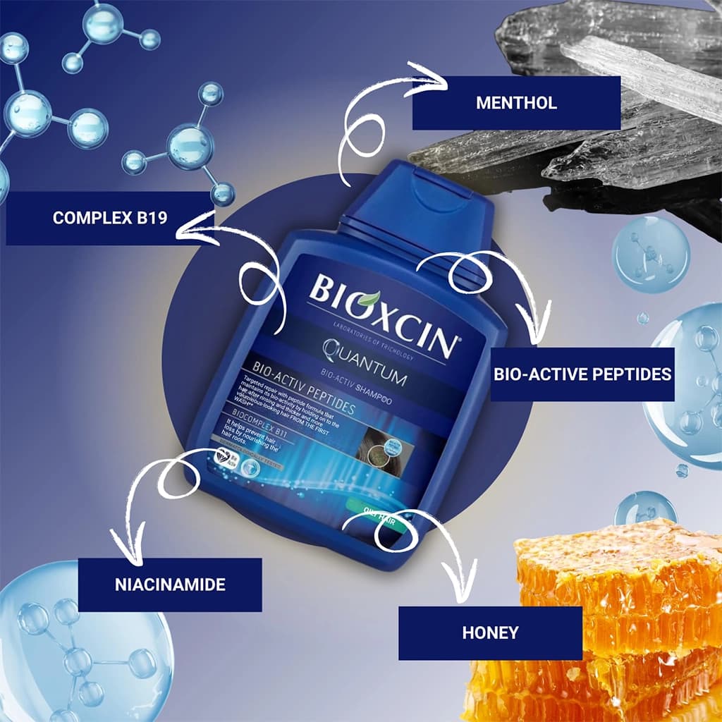 شامپو ضد ریزش بیوکسین مدل کوانتوم BIOXCIN Quantum — تصویر ۴