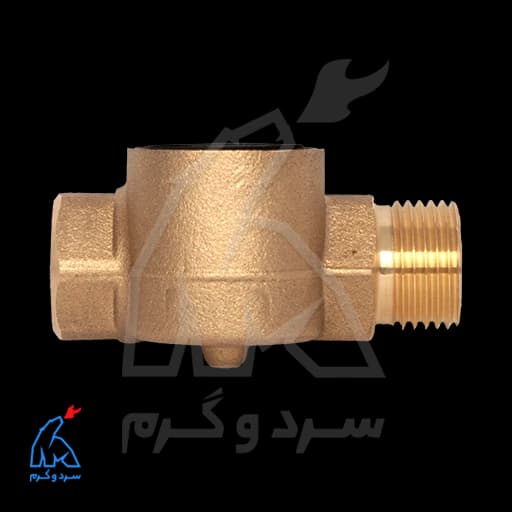 حوضینگ برنجی فلومتر پروانهای اصلاحی – HYDRO — تصویر ۲