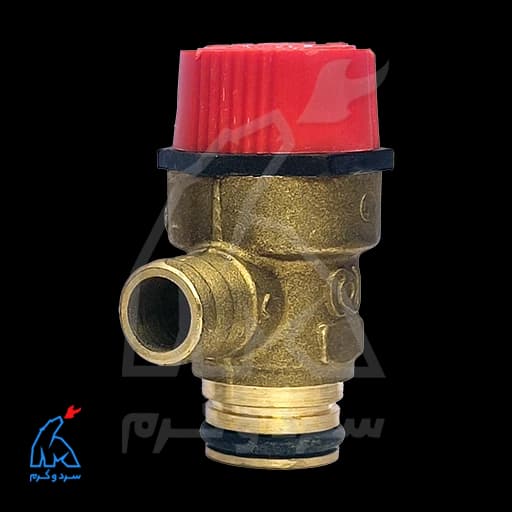 شیر اطمینان برنجی فیتینگی – نواسفر novasfer 4007 — تصویر ۳
