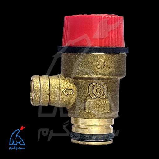شیر اطمینان برنجی فیتینگی – نواسفر novasfer 4007 — تصویر ۶
