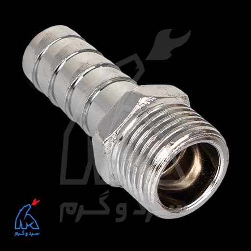 سر شیلنگی گازی کروم 1/2 — تصویر ۵