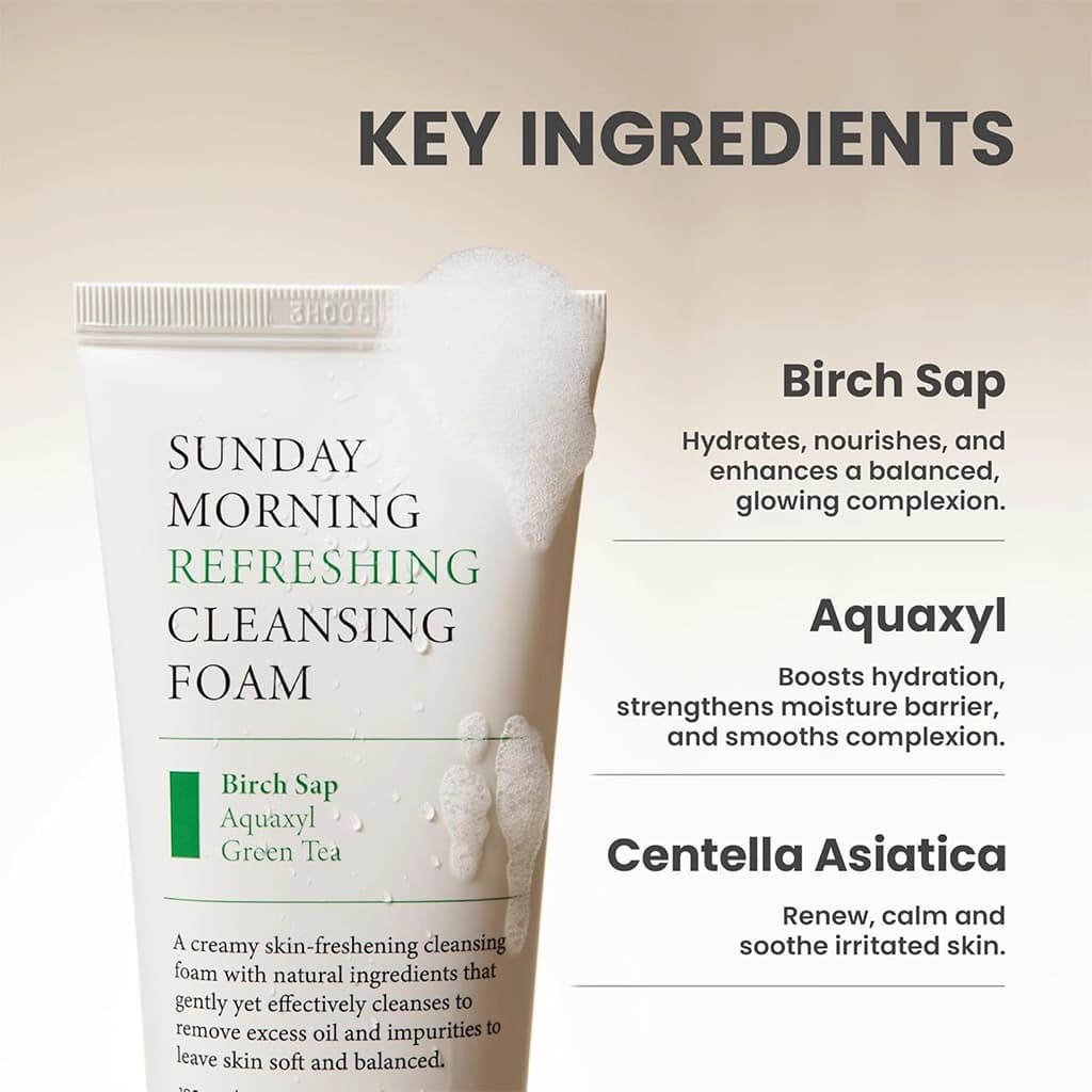 فوم پاک کننده ملایم سان دی مورنینگ اکسیس وای AXIS-Y SUNDAY MORNING REFRESHING CLEANSING FOAM — تصویر ۱۱
