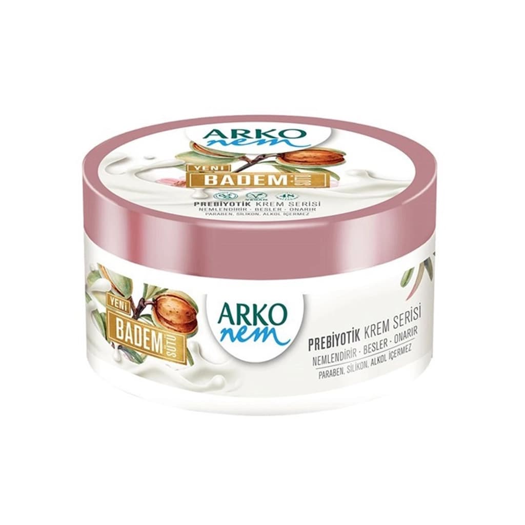 کرم مرطوب کننده آرکو مدل شیر بادام Arko Nem Badem Sütü 250ml