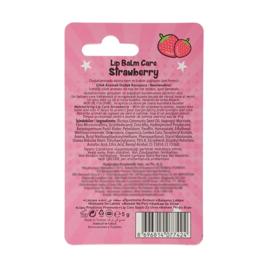 بالم لب گابرینی مدل توت فرنگی GABRINI LIP BALM strawberry — تصویر ۸