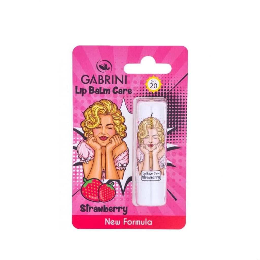 بالم لب گابرینی مدل توت فرنگی GABRINI LIP BALM strawberry