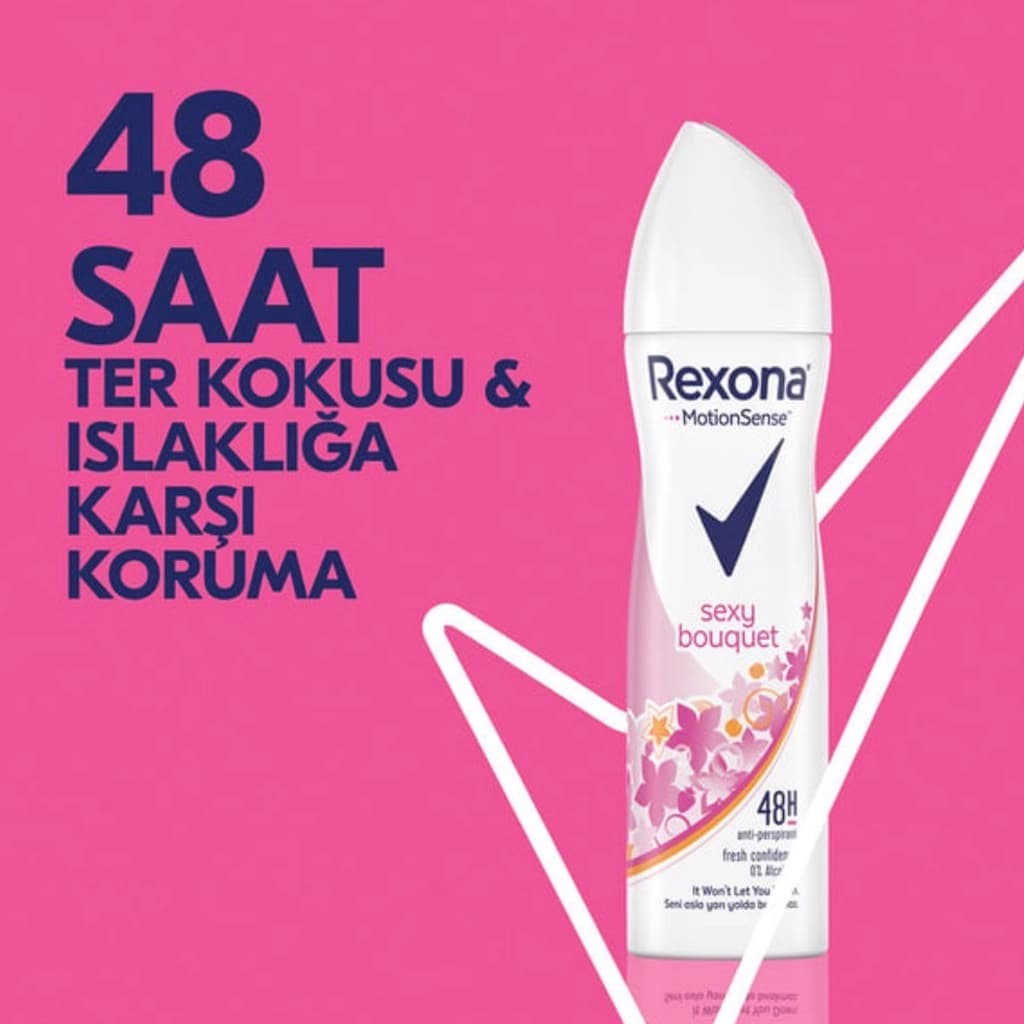 اسپری ضد تعریق زنانه رکسونا مدل Rexona Sexy Bouquet — تصویر ۴