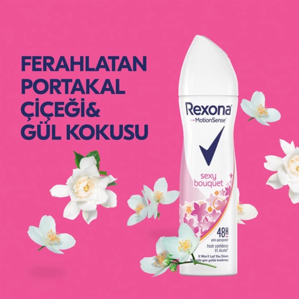 اسپری ضد تعریق زنانه رکسونا مدل Rexona Sexy Bouquet — تصویر ۶