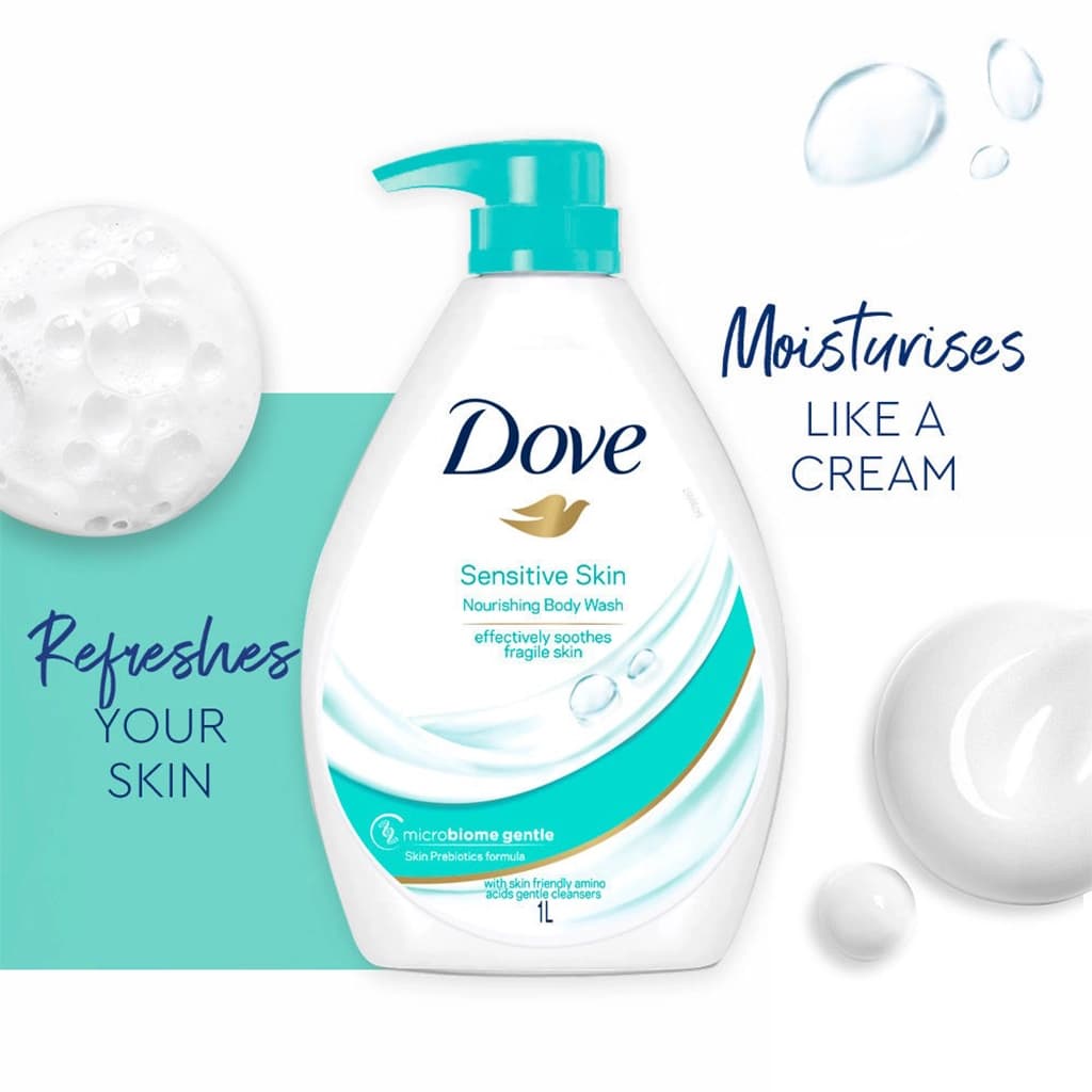 شامپو بدن داو شیر مدل Dove body wash milk — تصویر ۳
