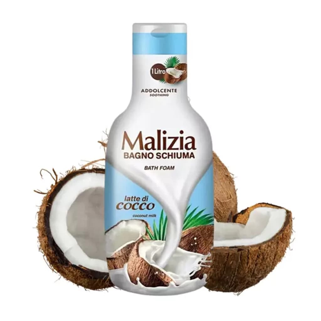 شامپو بدن مالیزیا مدل شیر نارگیل Malizia bath foam Coconut — تصویر ۷