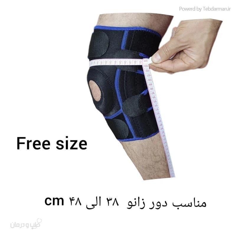 زانوبند طبی ۴ فنره چسبی YC 8570 — تصویر ۵