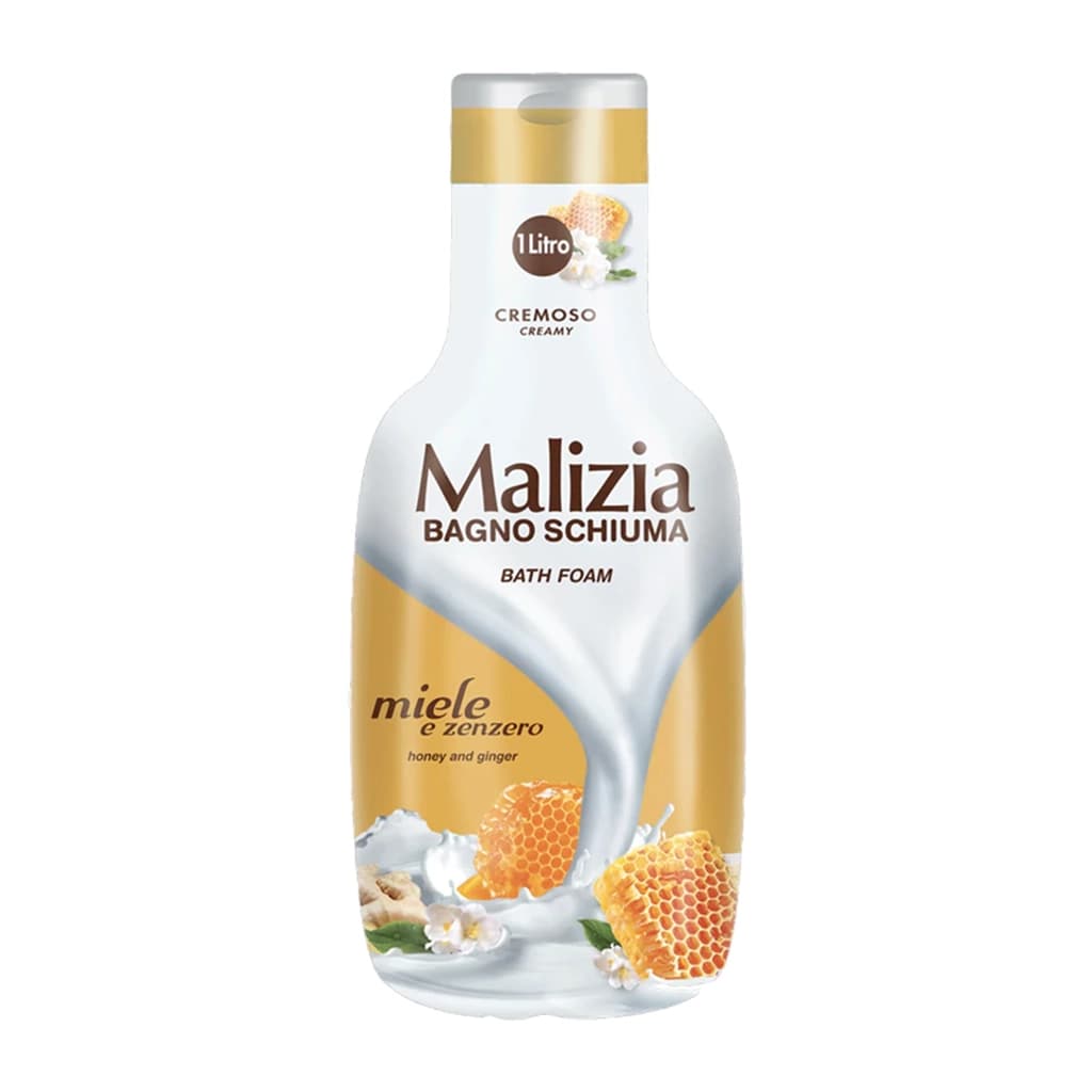 شامپو بدن مالیزیا مدل شیر و زنجبیل malizia bath foam Honey and Ginger — تصویر ۸