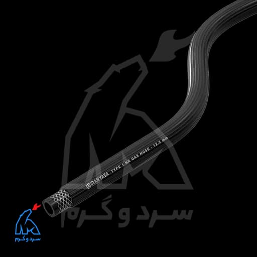 شیلنگ 3/4 دو جداره گاز 12.5mm ایران یاسا – 1 متری — تصویر ۳