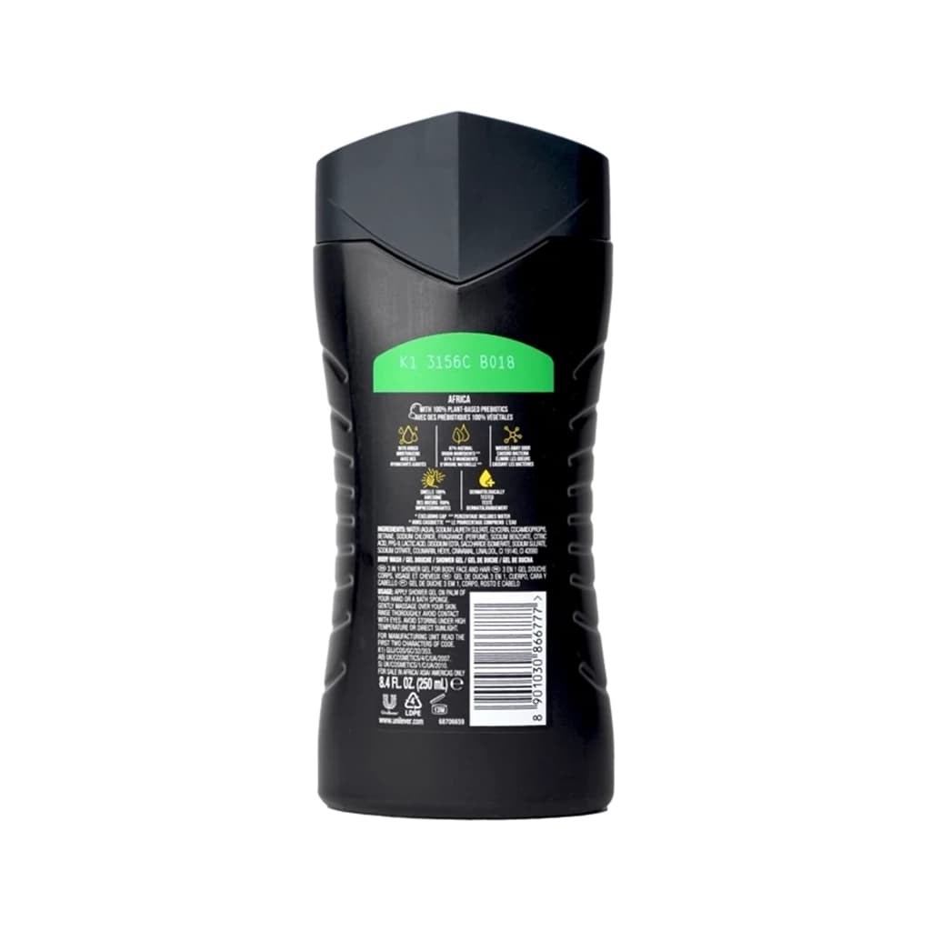 شامپو ۳ در ۱ اکس Axe مدل آفریقا Africa — تصویر ۵