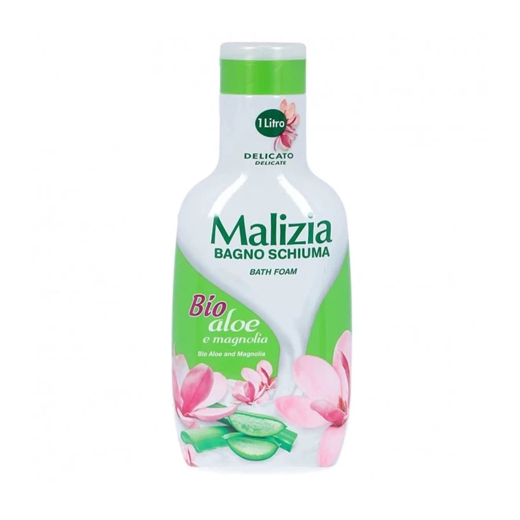 شامپو بدن مالیزیا مدل آلوئه ورا و مگنولیا malizia bath foam Aloe and Magnolia