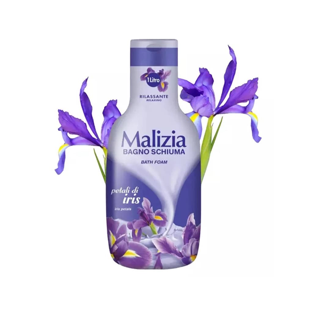 شامپو بدن مالیزیا مدل زنبق Malizia bath foam Iris Petals — تصویر ۴
