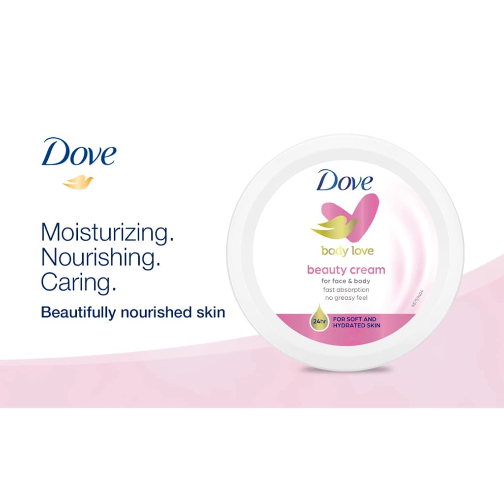 کرم مرطوب‌ کننده داو مدل Beauty Cream حجم 250ml — تصویر ۴