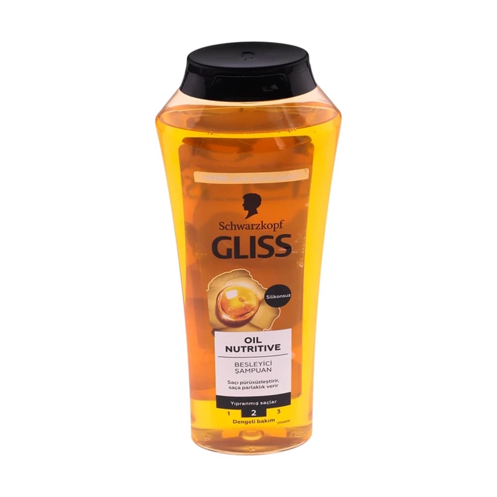 شامپو گلیس مدل ترمیم کننده و درخشان کننده Schwarzkopf Gliss مدل Oil Nutritive — تصویر ۳